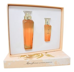 SET AGUA FRESCA DE ROSAS BLANCAS2 PZAS DAMA