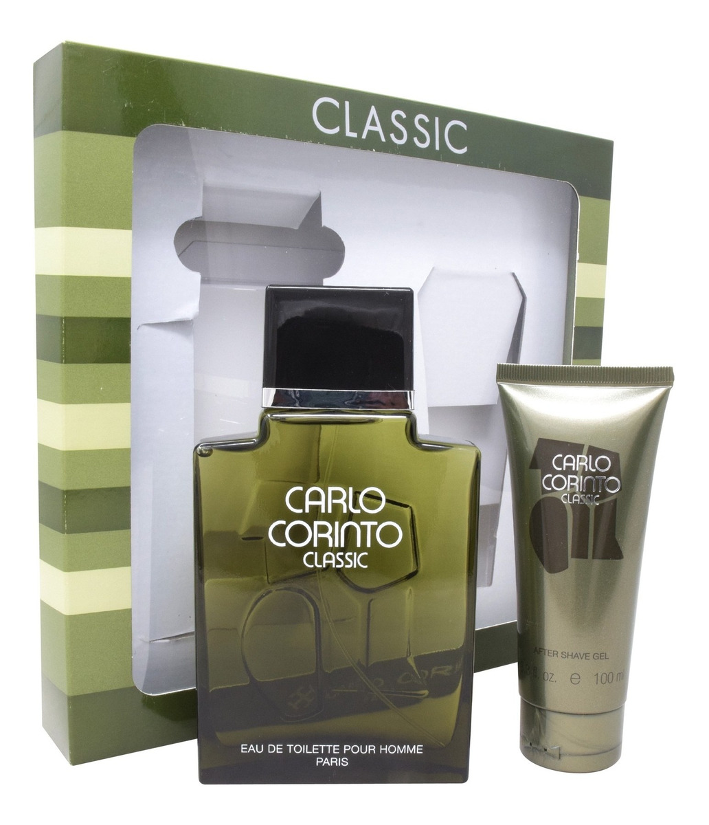 SET CARLO CORINTO CLASSIC 200ML 2 PZAS CABALLERO