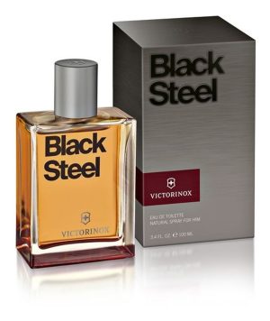 BLACK STEEL VICTORINOX 100ML TOILETTE CABALLERO