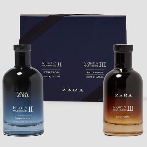 ZARA NIGHT POUR HOMME II + NIGHT POUR HOMME III 100ML PERFUME CA