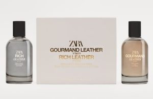 ZARA GOURMAND LEATHER + RICH LEATHER 100ML PERFUME CABALLERO