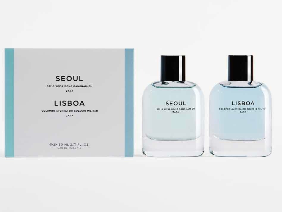 ZARA SEOUL + LISBOA 2 x 100 ML TOILETTE CABALLERO