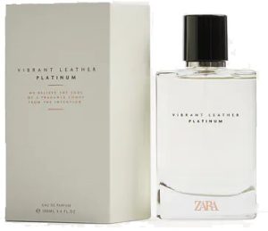 ZARA VIBRANT LEATHER PLATINUM 100ML PERFUME CABALLERO