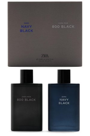 ZARA NAVY BLACK + 800 BLACK 90ml TOILETTE CABALLERO