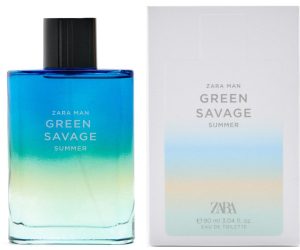 ZARA GREEN SAVAGE SUMMER 90ML TOILETTE CABALLERO
