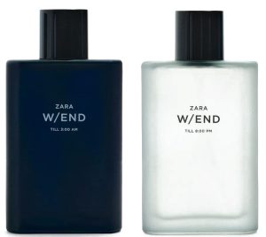 ZARA W/END TILL 8:00 PM + 3:00 AM 90ML 2 PZAS CABALLERO
