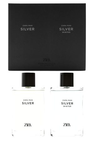 ZARA MAN SILVER + SILVER WINTER 90ML TOILETTE CABALLERO