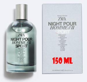ZARA NIGHT POUR HOMME II SPORT 150ML PERFUME CABALLERO