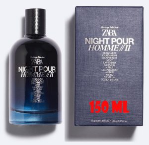 ZARA NIGHT POUR HOMME II 150ML PERFUME CABALLERO
