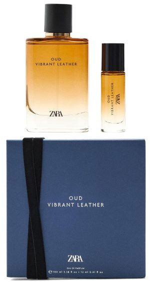 ZARA OUD VIBRANT LEATHER 100ML + 12ML EAU DE PARFUM CABALLERO