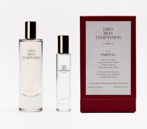 ZARA RED TEMPTATION 80ML + SUMMER 30ml PERFUME DAMA